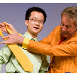 Bob Arno steals tie